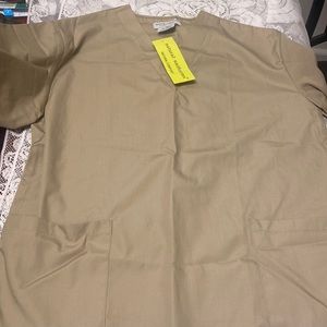 Natural Uniform scrub natural comfort top.